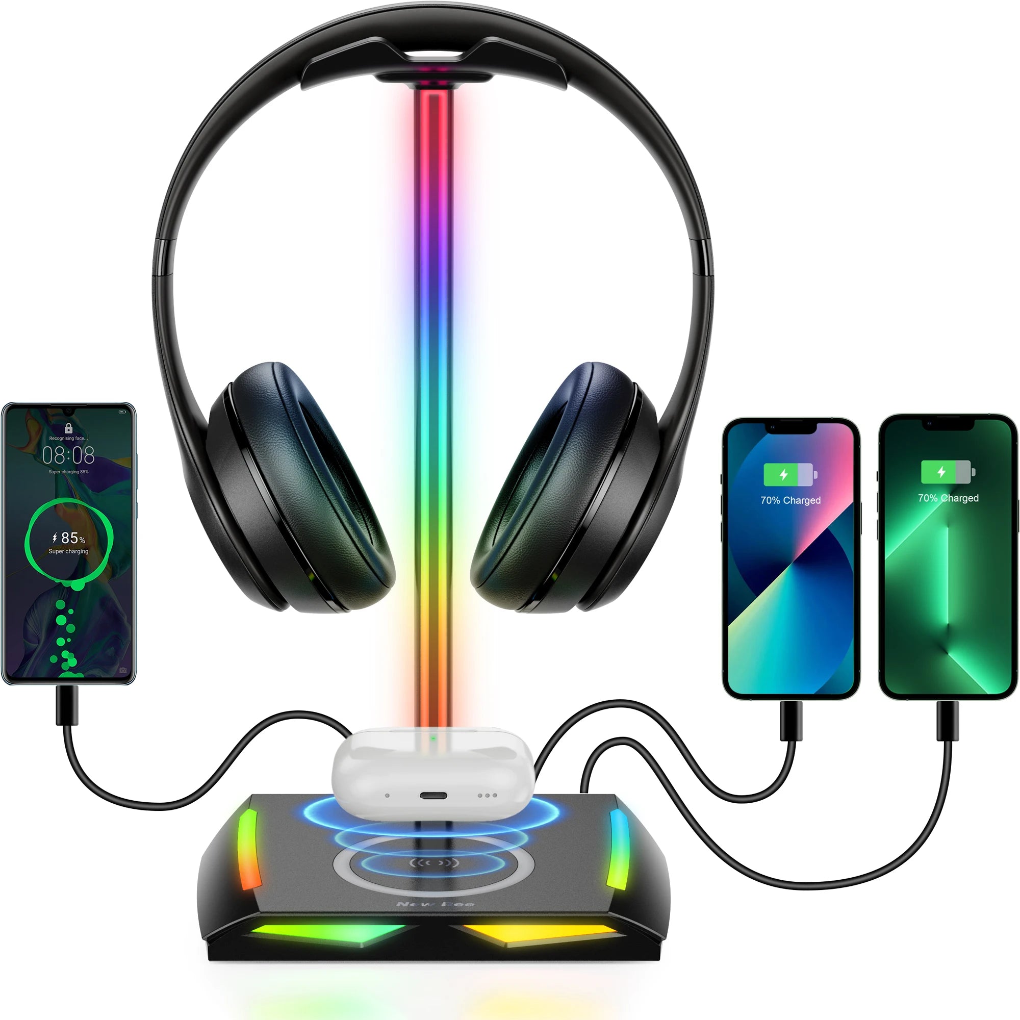 RGB Headphone Holder – Keep Your Setup Clean and Lit