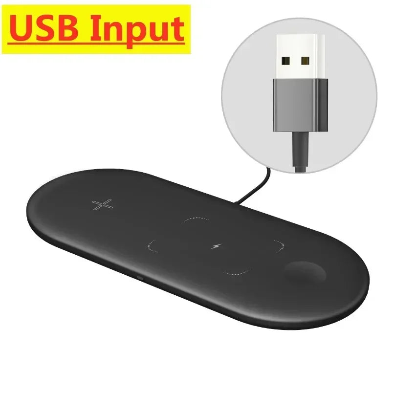 3-in-1 Wireless Charging Pad – Power All Your Devices!