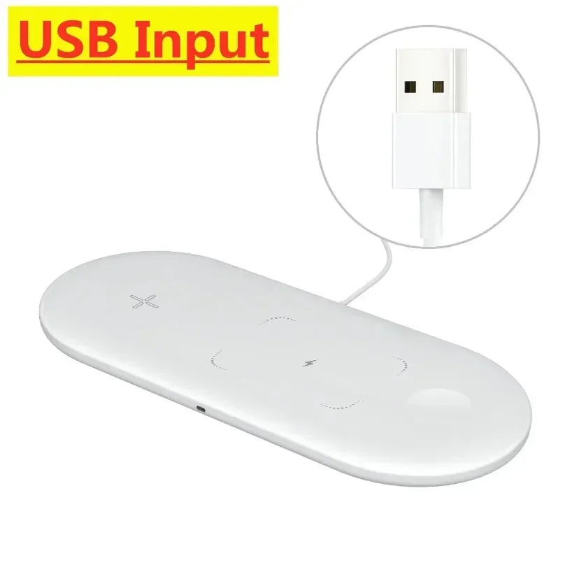 3-in-1 Wireless Charging Pad – Power All Your Devices!