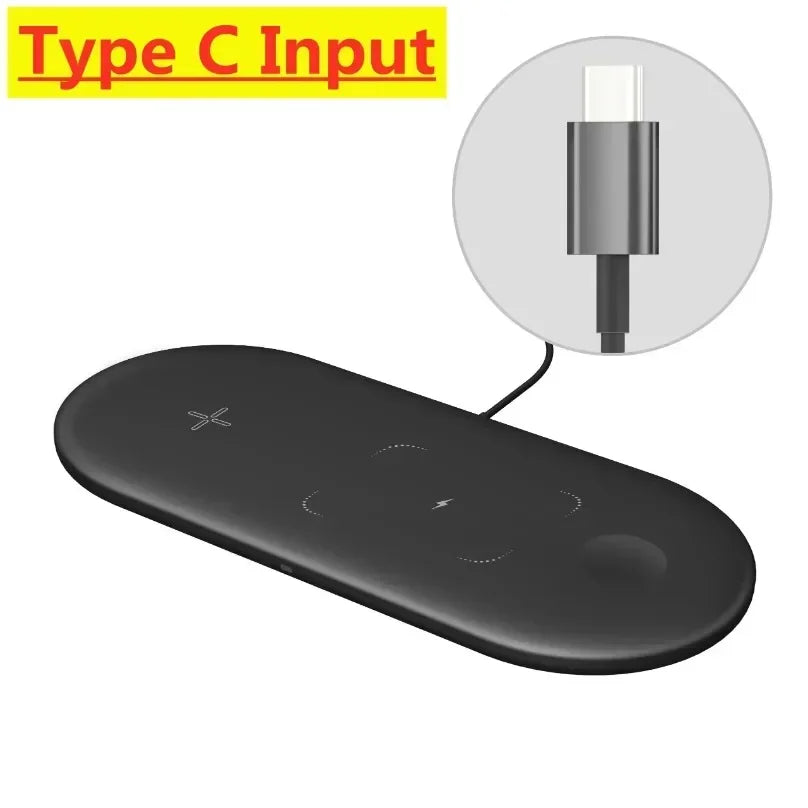 3-in-1 Wireless Charging Pad – Power All Your Devices!