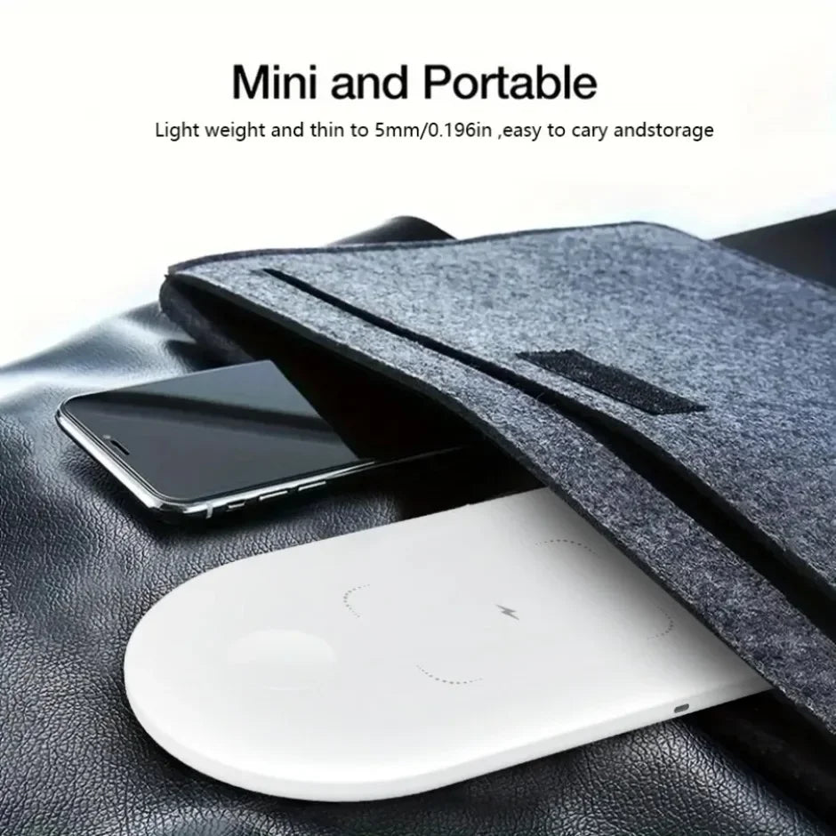 3-in-1 Wireless Charging Pad – Power All Your Devices!