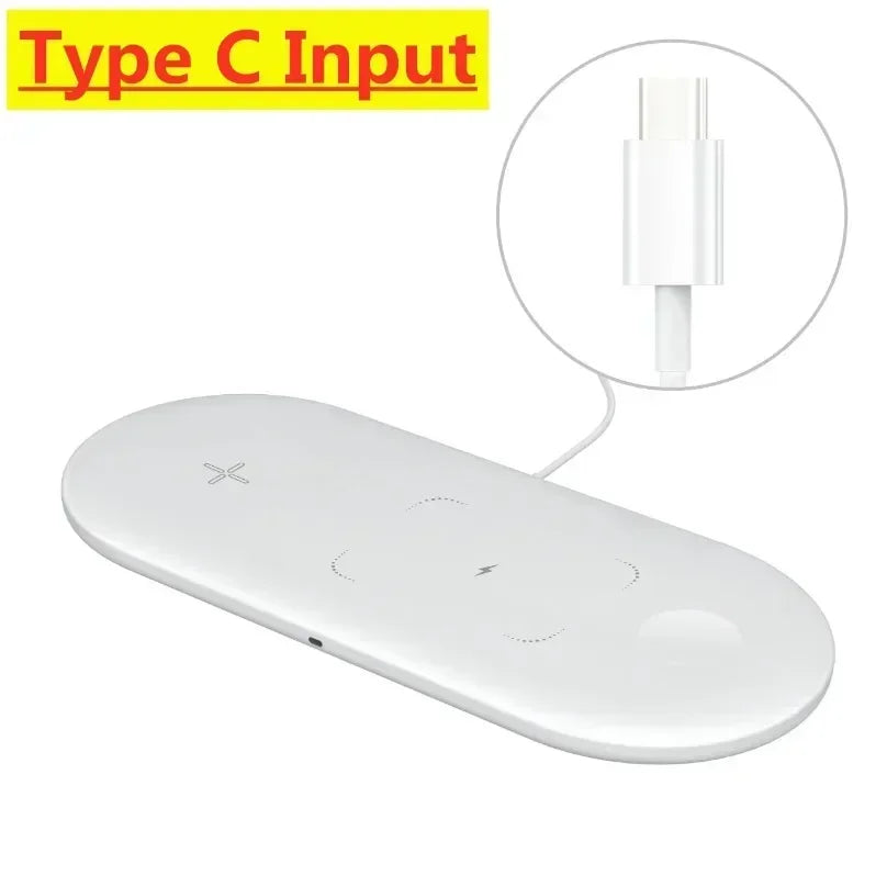 3-in-1 Wireless Charging Pad – Power All Your Devices!