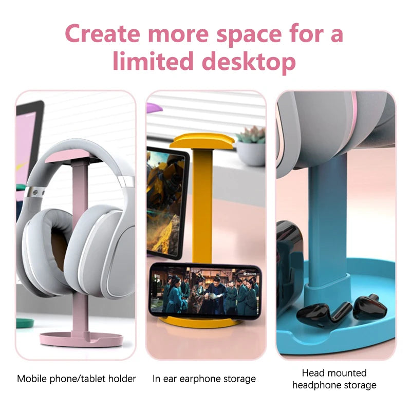 Universal Headphone Stand – Keep Your Desk Clean and Stylish!