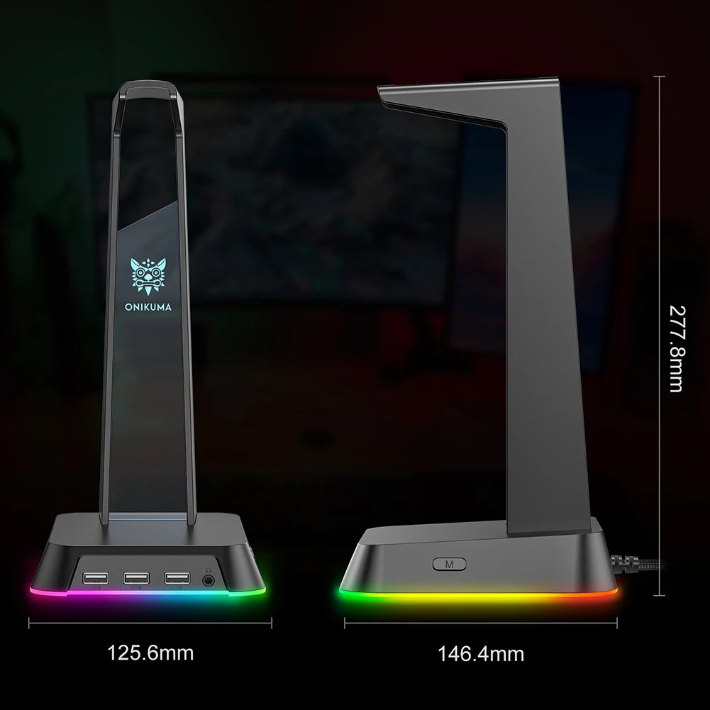 ONIKUMA ST2 RGB Stand – Charge, Display, and Game in Style!