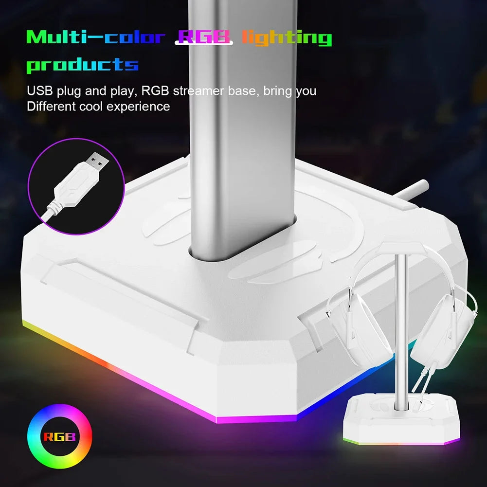 RGB Headphone Stand – Save Space and Brighten Your Desk!