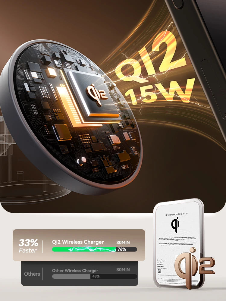 Joyroom Qi2 Magnetic Charger – Power Up All Apple Devices
