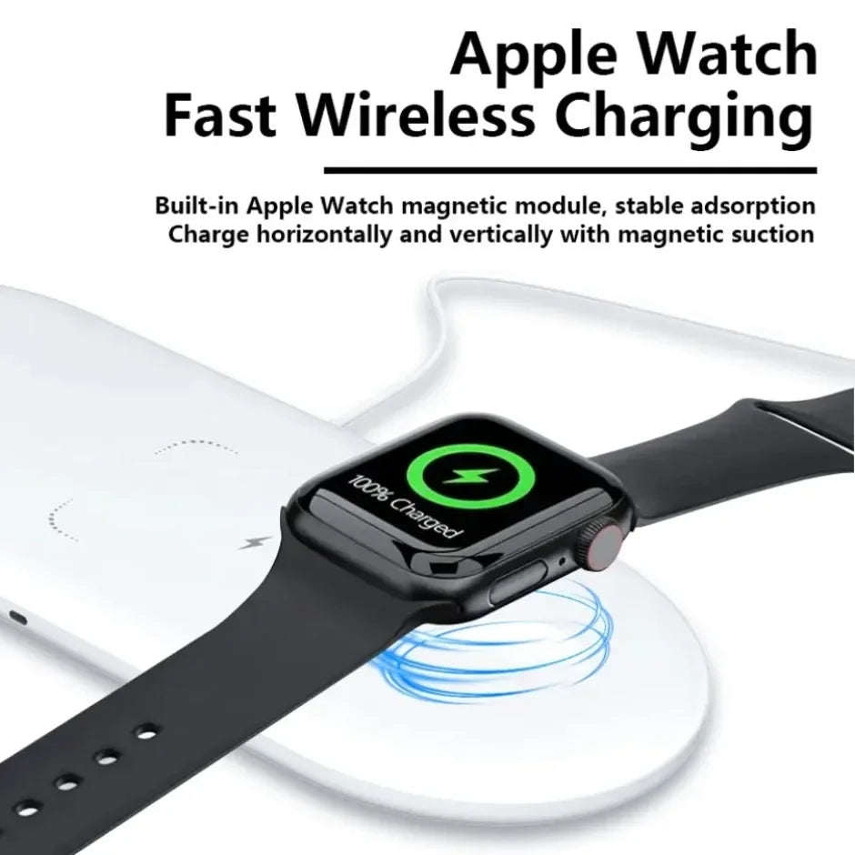 3-in-1 Wireless Charging Pad – Power All Your Devices!