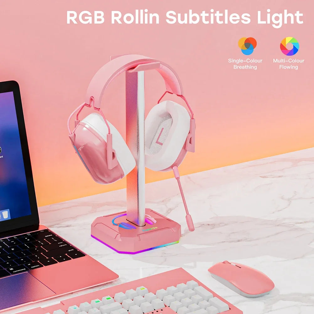 RGB Headphone Stand – Save Space and Brighten Your Desk!