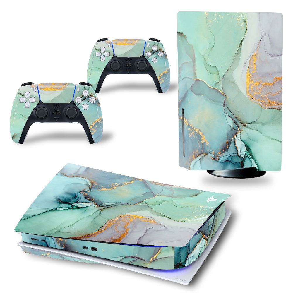 Transform Your Console – PS5 Marble Starry Sky Skin