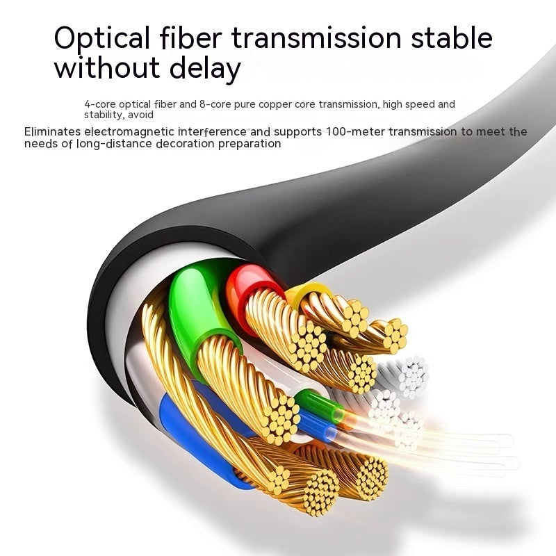 4K Optical Fiber HDMI – Crystal Clear Picture & Sound