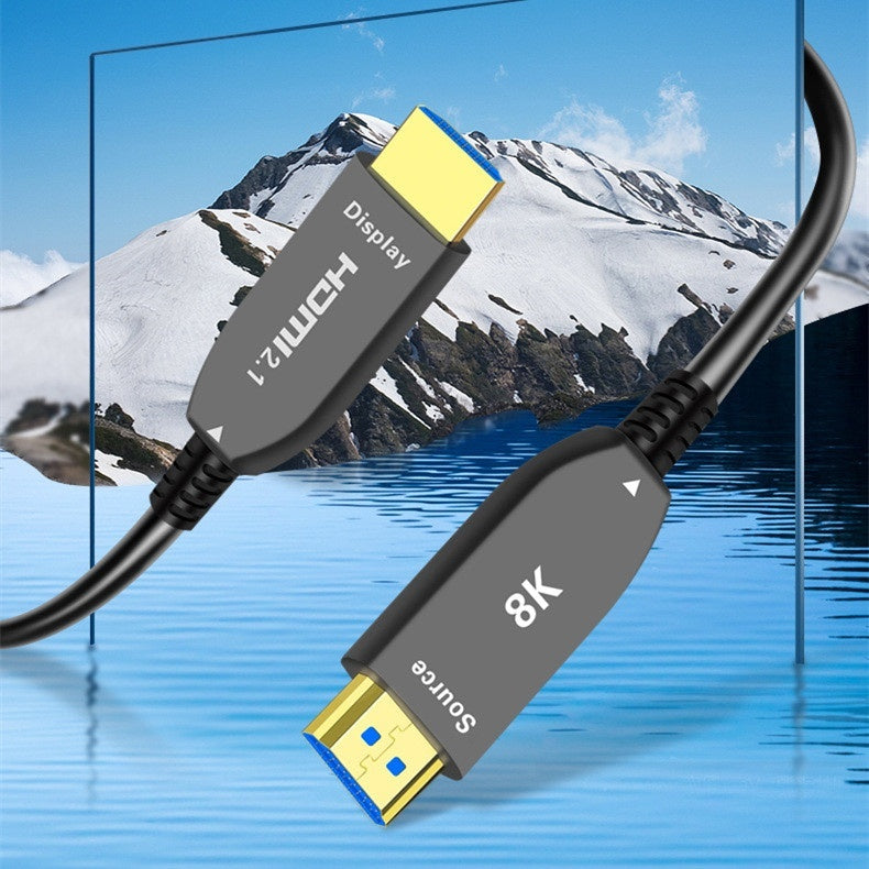 4K Optical Fiber HDMI – Crystal Clear Picture & Sound