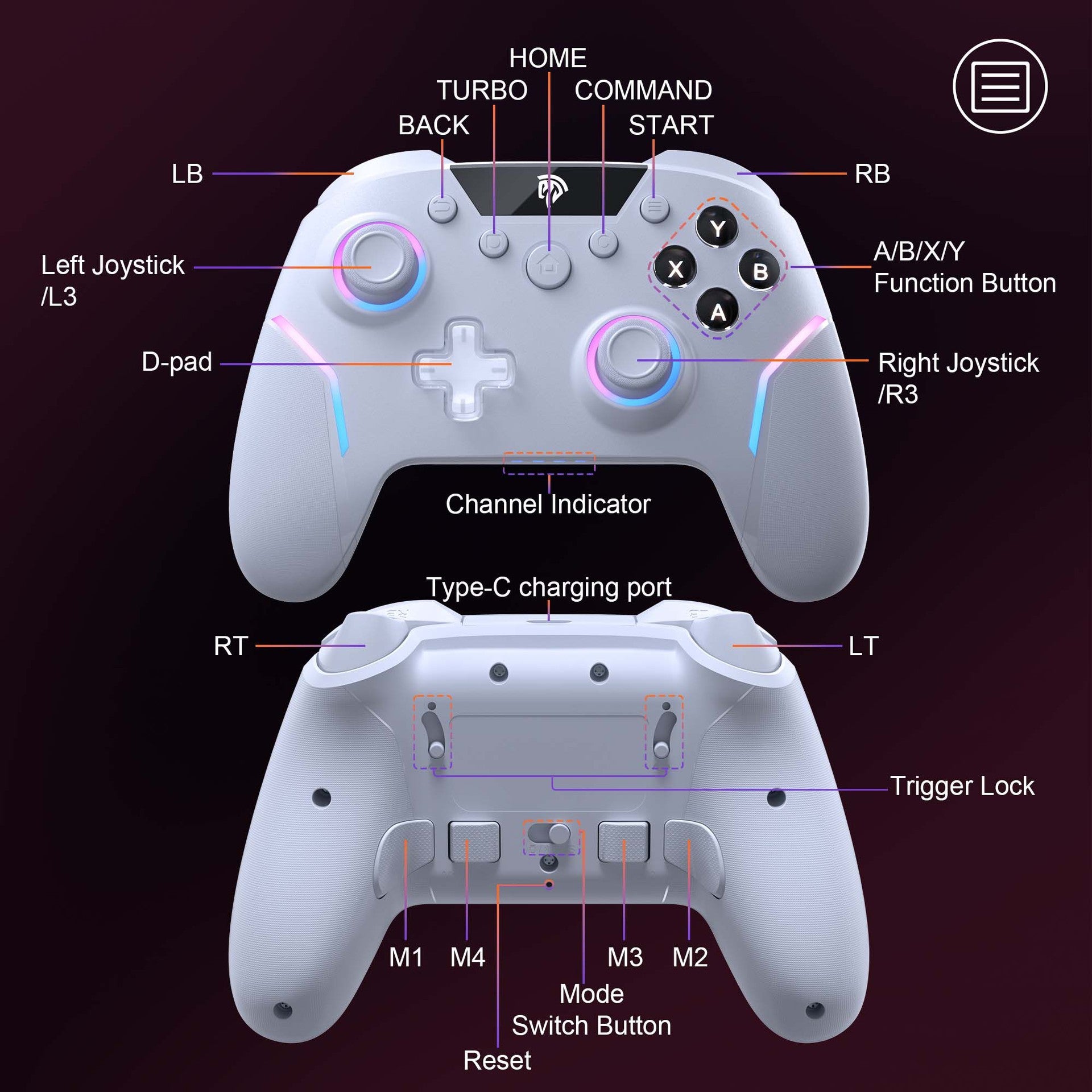 Pro Wireless Gamepad – Smooth Control for Epic Gaming Sessions
