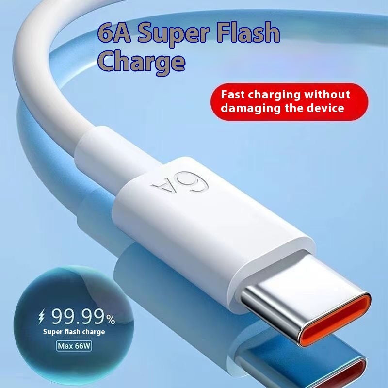6A Type-C Fast Charging Cable – Power Up in Seconds