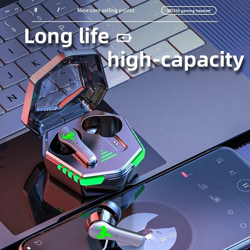 Comfortable In-Ear Wireless Headset for Gamers On-the-Go