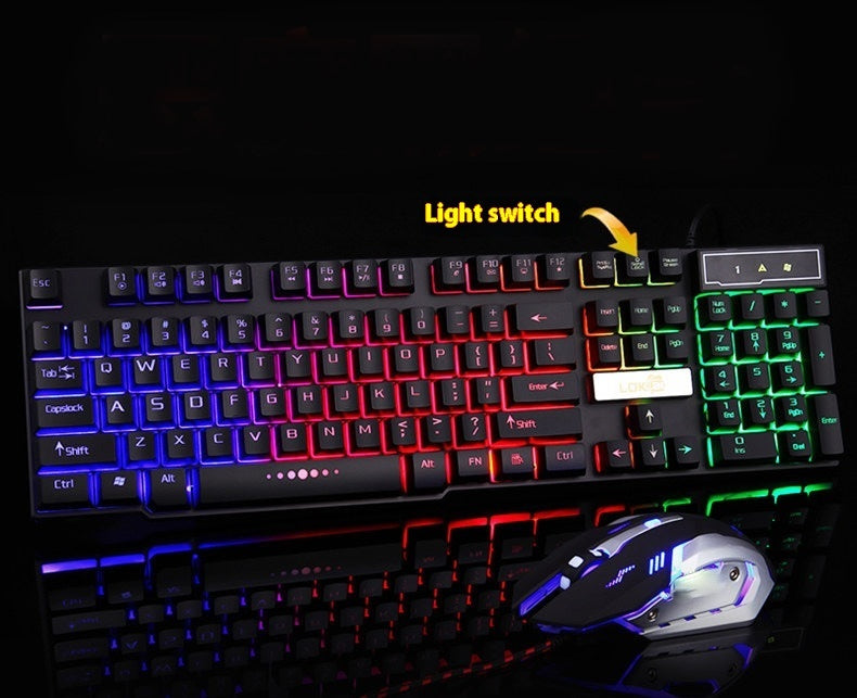 Glowing USB Gaming Keyboard for Stylish, Precise Gameplay