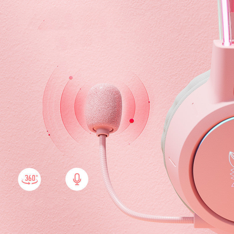 Shine Bright, Play Hard – Fashion RGB Gaming Headset