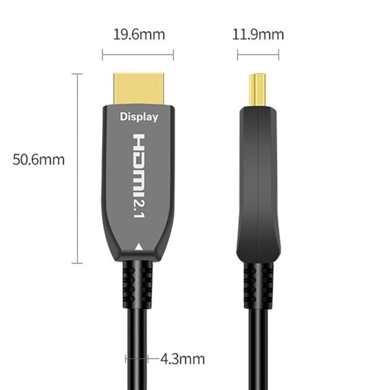 4K Optical Fiber HDMI – Crystal Clear Picture & Sound