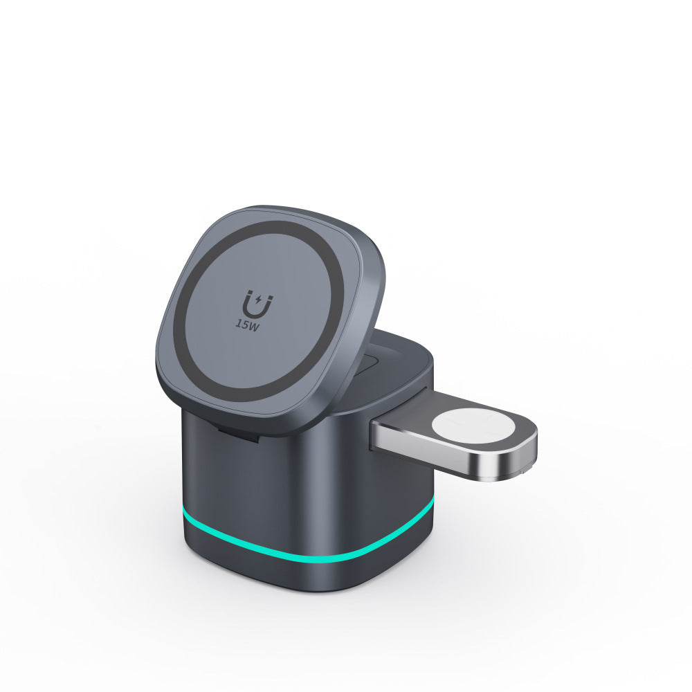 Fast Magnetic Wireless Charger – Power Up Phone, Watch & Pods