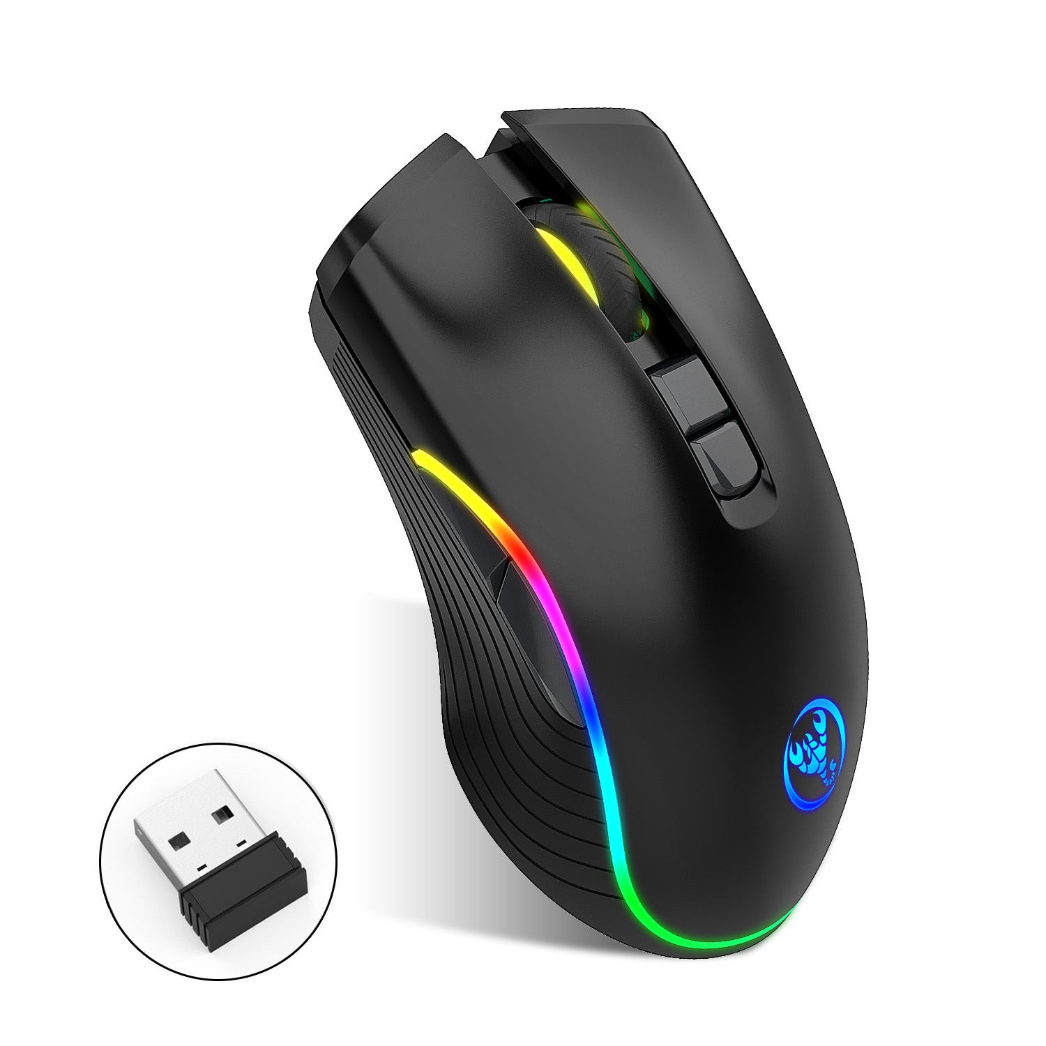 Glow Bright, Play Smooth with Type-C Wireless Gaming Mouse